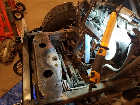 Removed Radiator and Grill on the CJ7