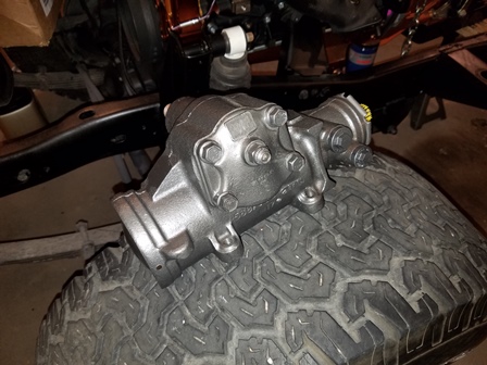 H1 Hummer steering gearbox for the CJ7